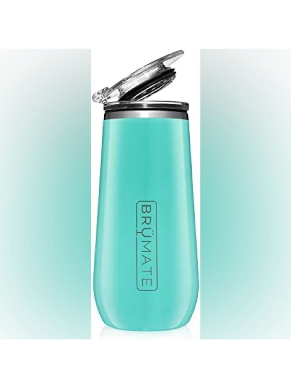 BrüMate Aqua 12oz Insulated Champagne Flute Stainless Steel NIB